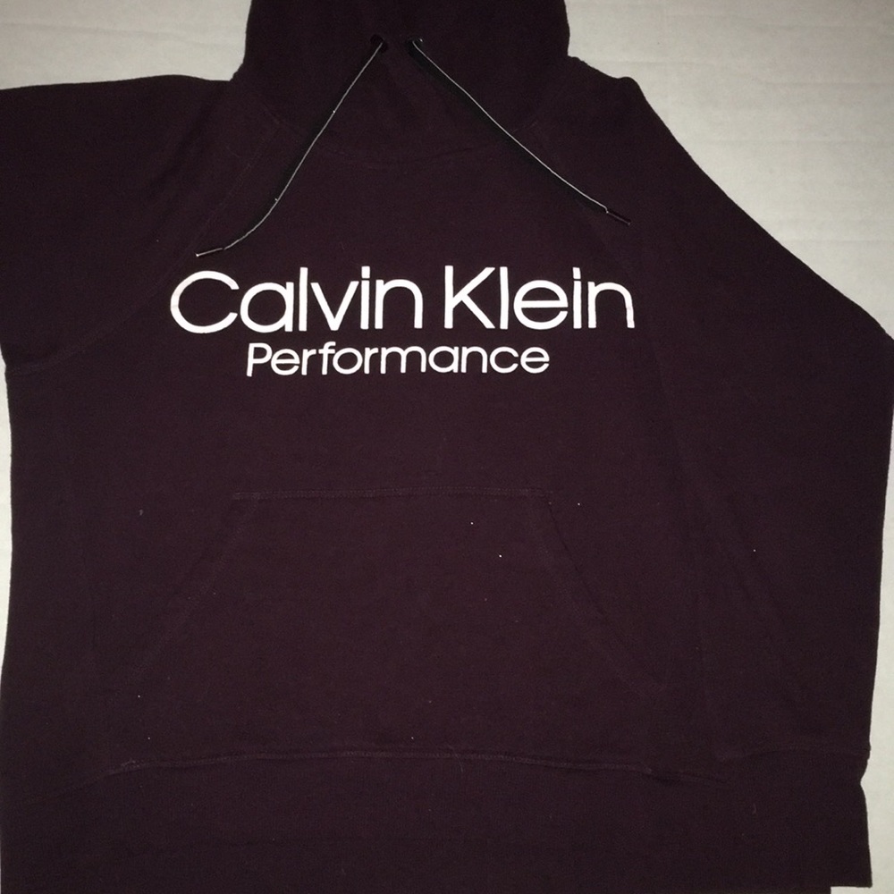 Maroon Calvin Klein hoodie